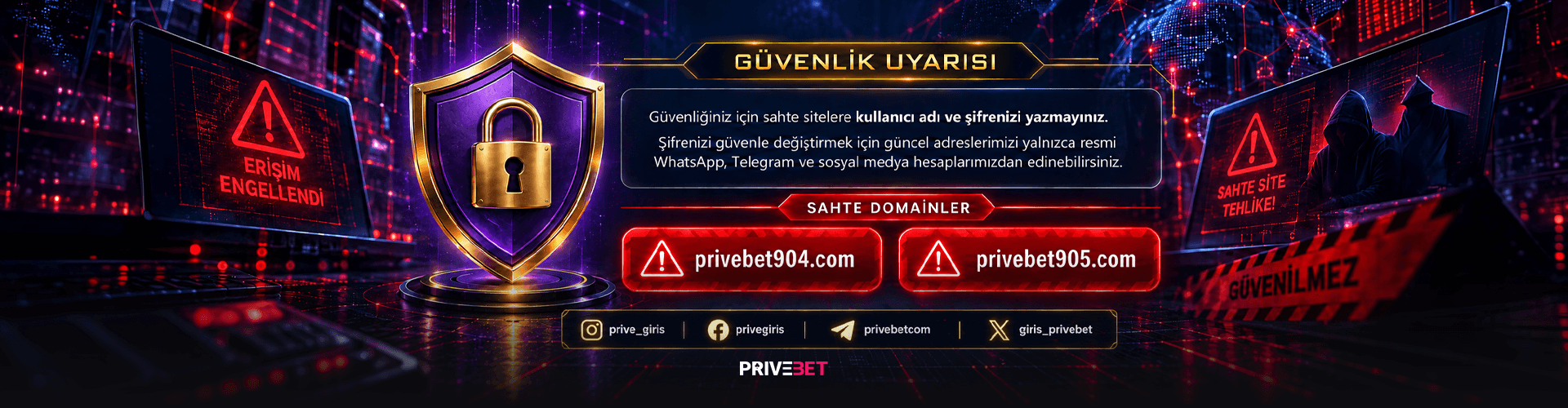 Sahte Site Uyarı